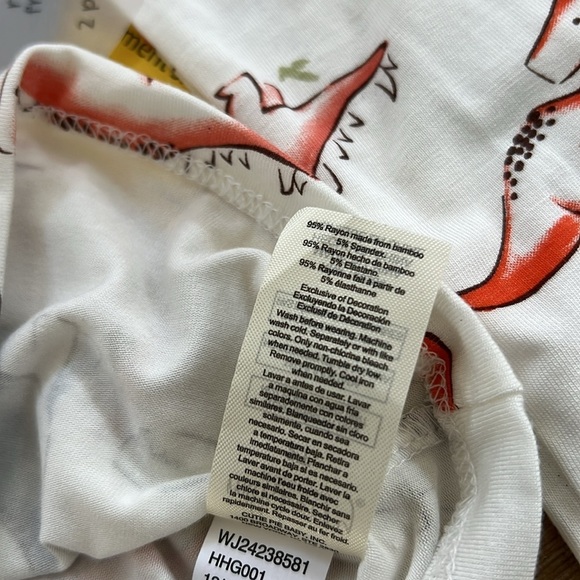 Milkberry bamboo toddler boy pajama set dinosaurs 2T 3T 4T 5T - Picture 7 of 7